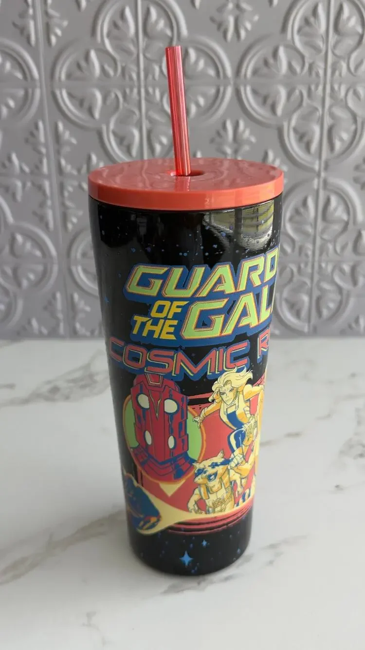Disney Parks Epcot Guardians of the Galaxy Cosmic Rewind Stainless Tumbler 22oz